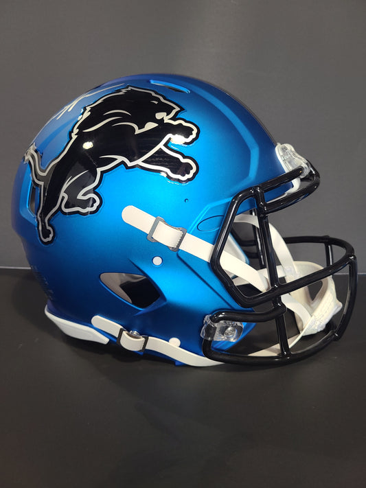 Detroit Lions Aidan Hutchinson Authentic Helmet Beckett Authenticated Signature